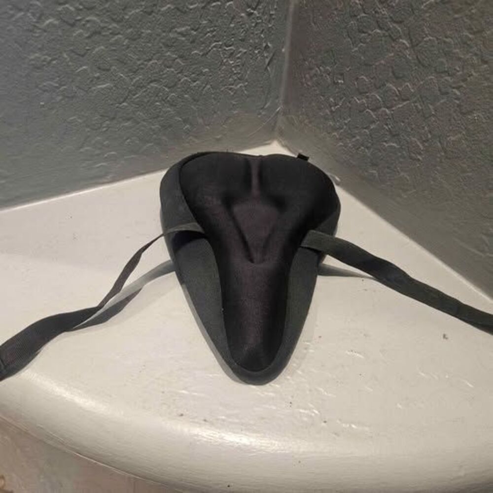 Spin Bicycle Padded Seat Cover with Straps